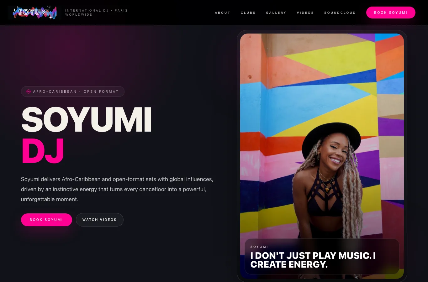 Soyumi en version desktop