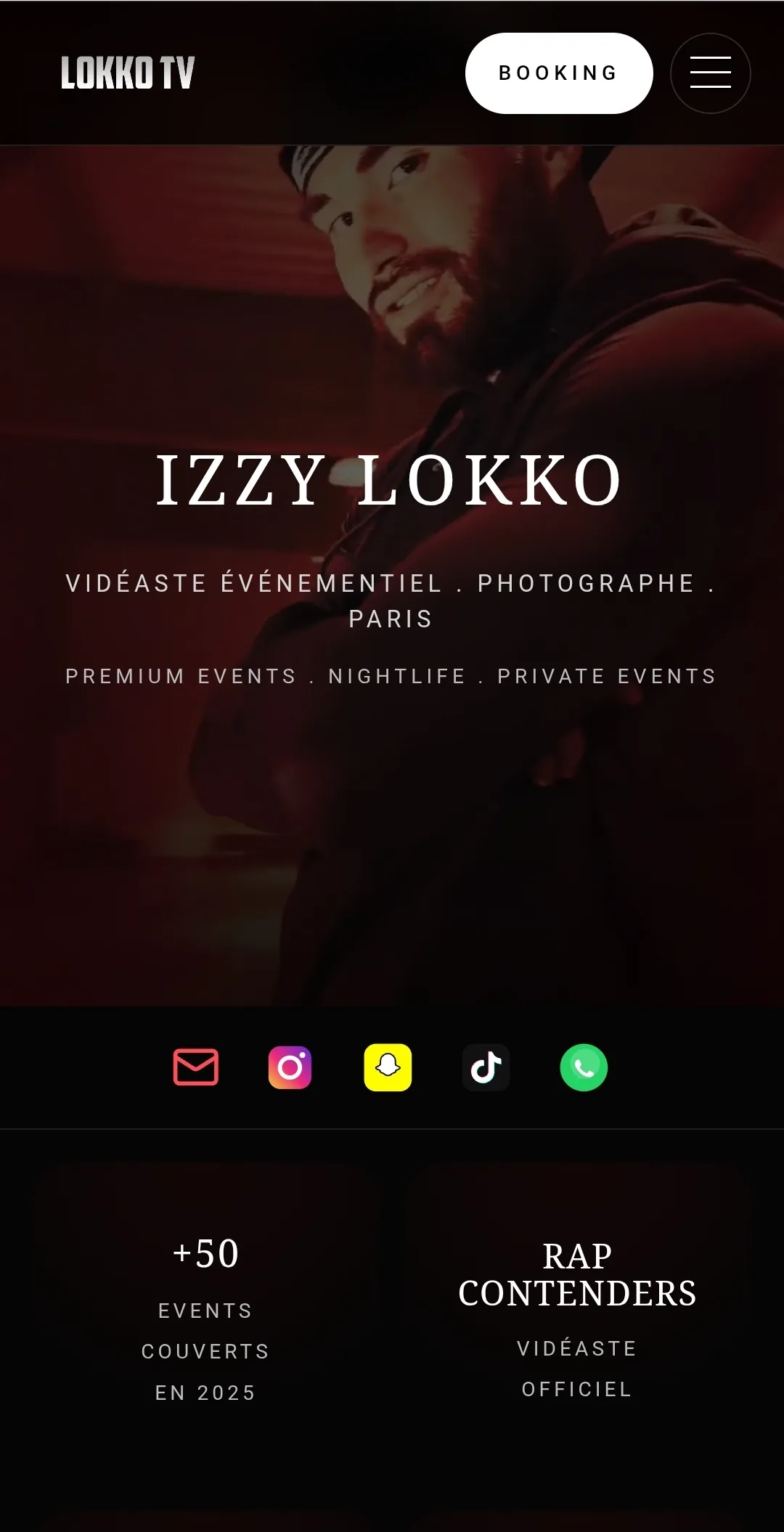 Lokko TV en version mobile